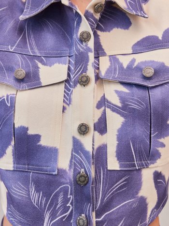 Gloria Vest – Indigo Blossom - Image 3