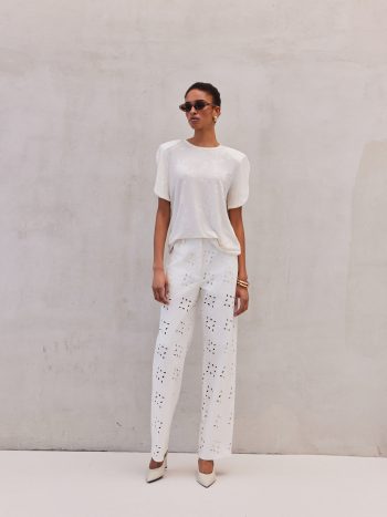 Evelyn T-shirt – Ivory - Image 3