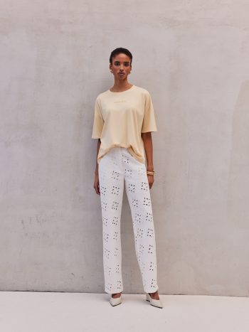 Mia T-shirt – Butter Yellow - Image 2