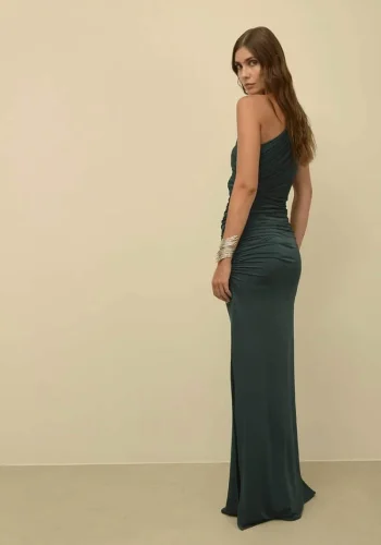 Angelina Dress – Dark Green - Image 3