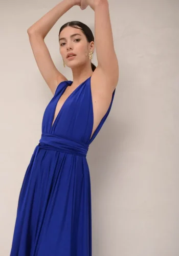 Crystal Dress – Royal Blue - Image 3
