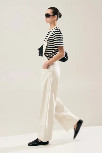 Pixie Denim Overall – White - Image 3