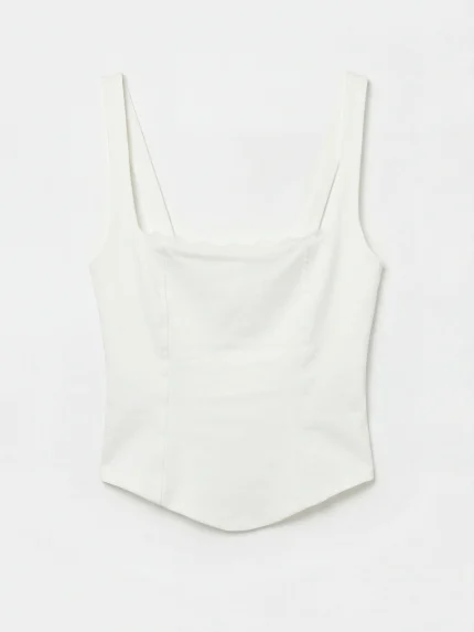 Terisa Crop Top – White