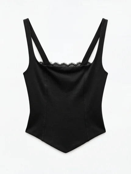 Terisa Crop Top – Black